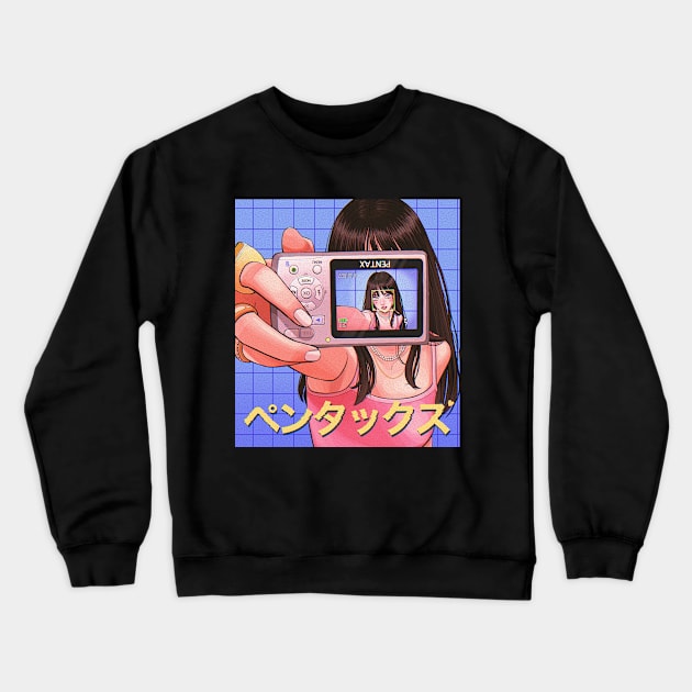 SELFIE Crewneck Sweatshirt by Illustratedbybarbara